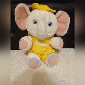 1986 hasbro softies googlie elephant